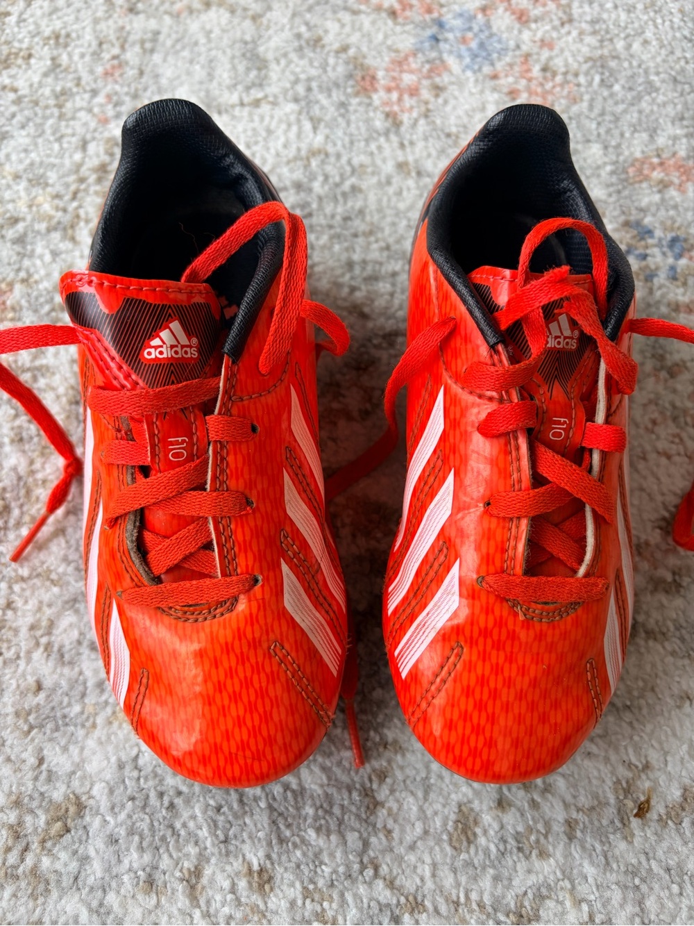 adidas Kids orange Soccer Cleats
